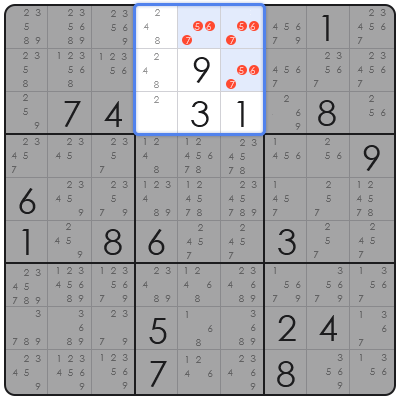 web sudoku evil level 4